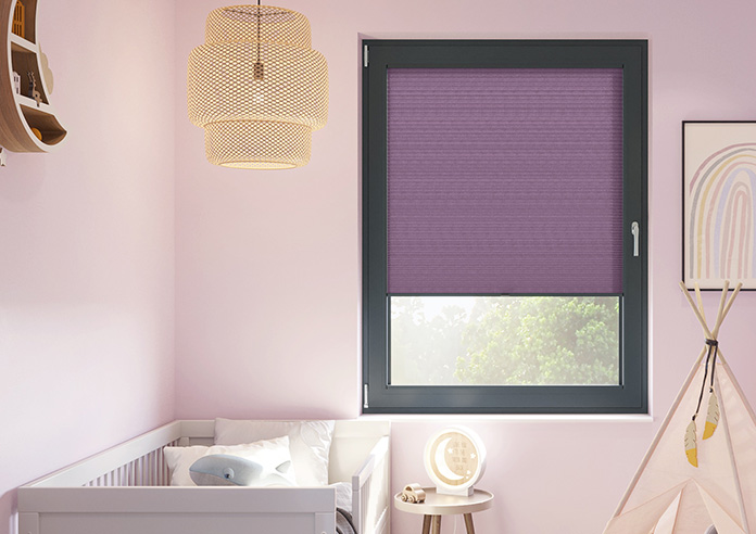 Obscura, Berry - Stick Fit Honeycomb Blind - Image 3